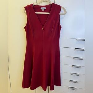 Calvin Klein red dress